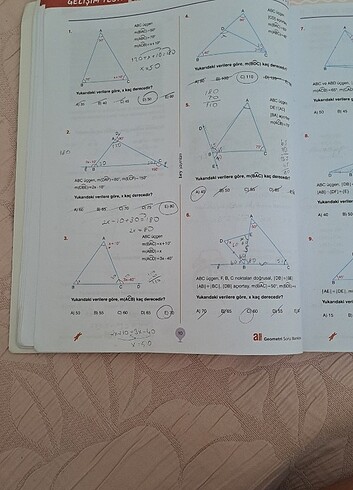 Beden Renk YKS Birey geomeyri kitabi a serisi