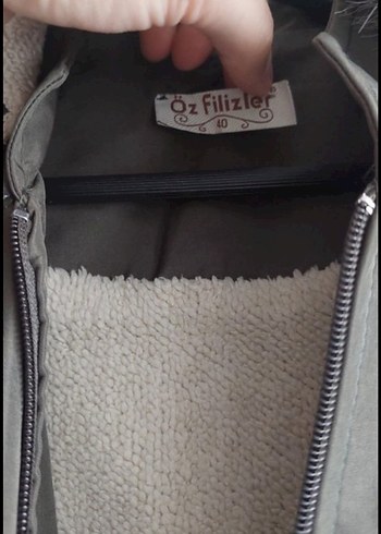 Haki yeşil Düğmeli Uzun Kadın Yağmurluk - Görsel 4