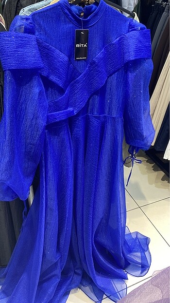 Diğer Saks mavi tesettür