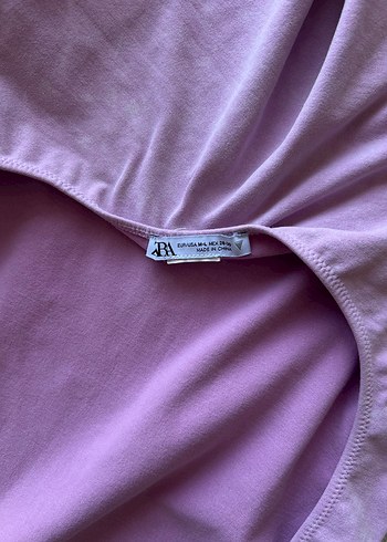 m Beden Zara Pembe Sırt Detaylı Bodysuit