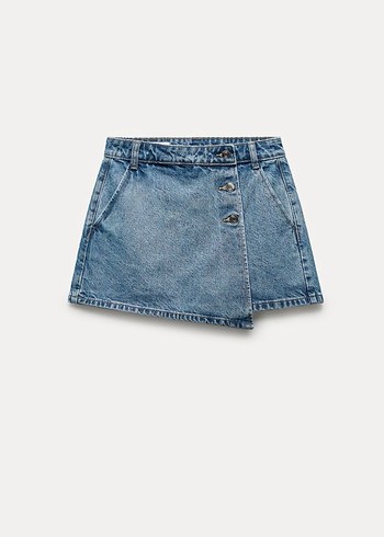 Zara Zara Denim Mini Etek