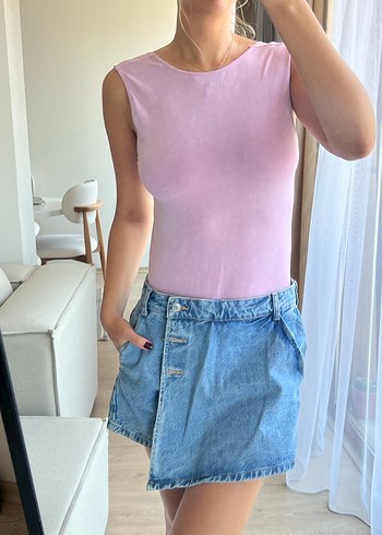s Beden Zara Denim Mini Etek