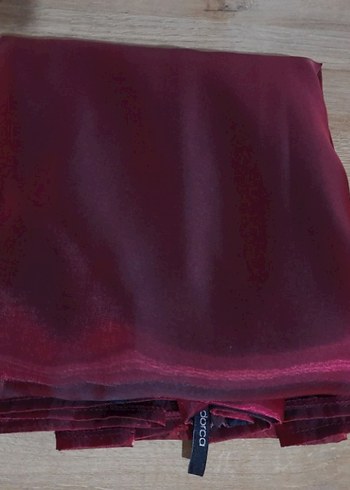 Bordo Parlak Dorce saten  straplez Takim L 40 - Görsel 6