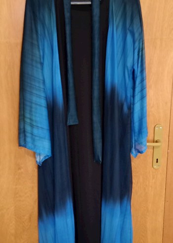Uzun Mavi Kimono  ikili takim 46 bedene kadar olur - Görsel 2