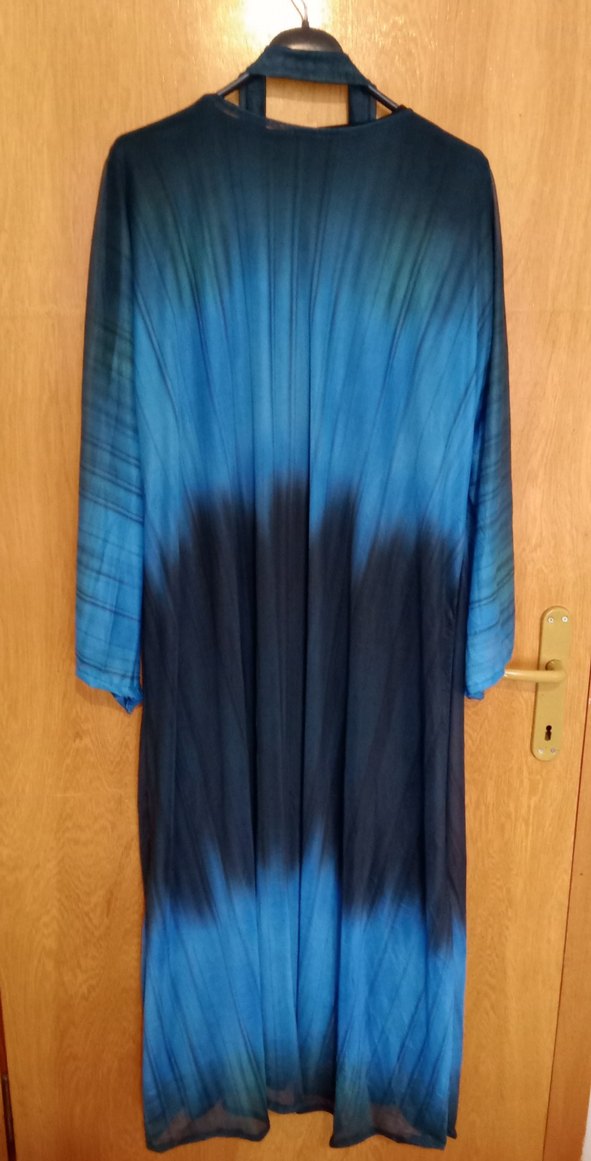 Uzun Mavi Kimono  ikili takim 46 bedene kadar olur - Görsel 3