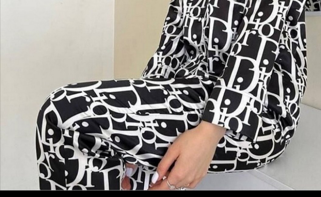 SATEN PİJAMA ALTİ. DİOR  L40 Beden - Görsel 4