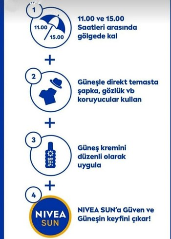 NIVEA Sun Koruma & Nem SPF30 Güneş Losyonu 200 ml - Görsel 4