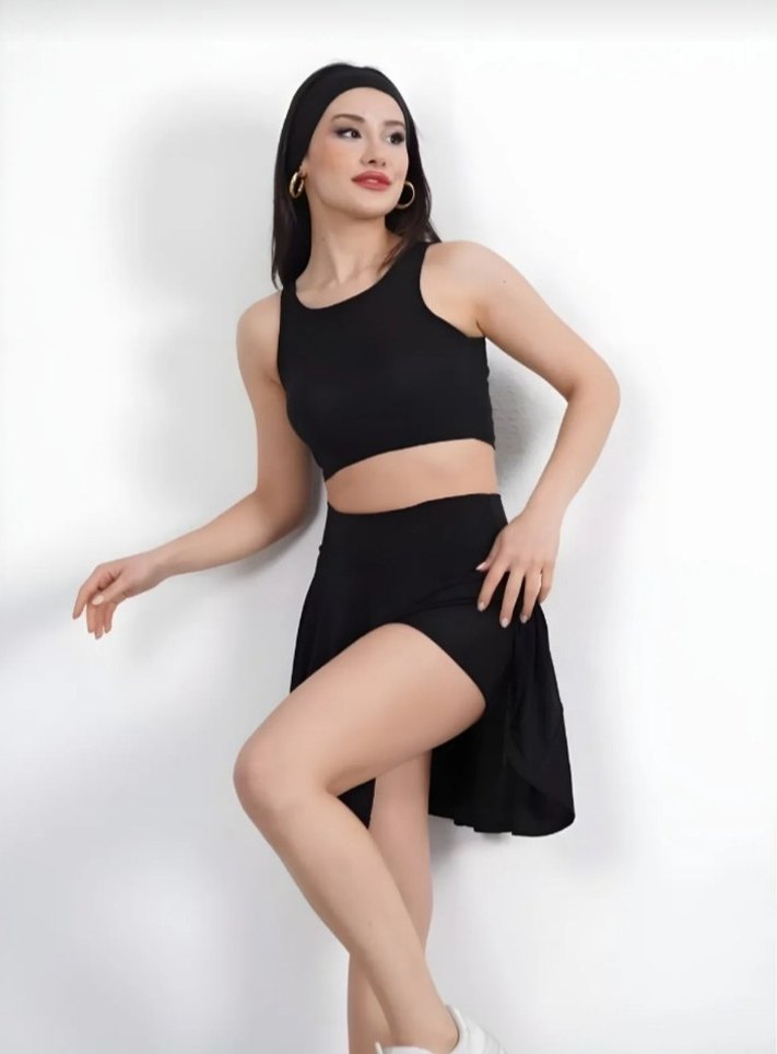 MAYO Sortlu Etek.ALT   S M. L XL XXL bedenler mevcut - Görsel 4