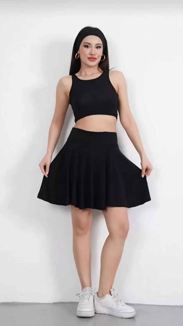 MAYO Sortlu Etek.ALT   S M. L XL XXL bedenler mevcut - Görsel 3