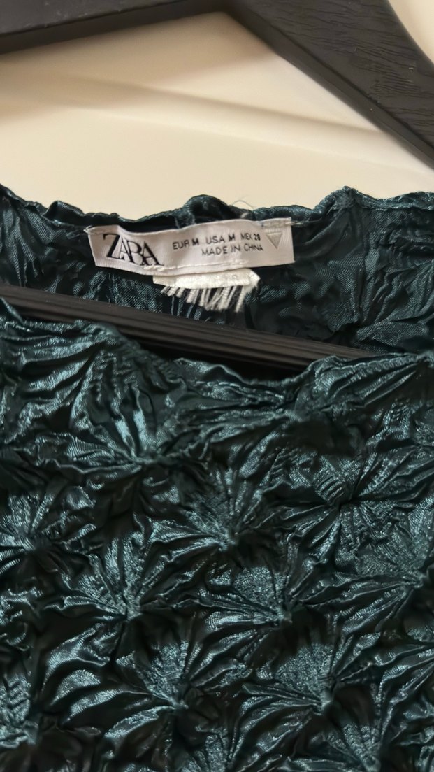 Turkuaz Örgü Midi Elbise - Görsel 4