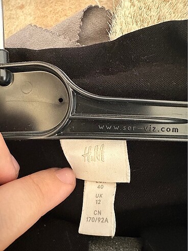 l Beden siyah Renk H&m elbise