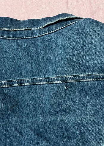 s Beden kot ceket Düğmeli Mavi Kadın Denim Ceket
