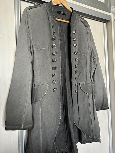 AFRODİT metal düğmeli ceket - Görsel 8