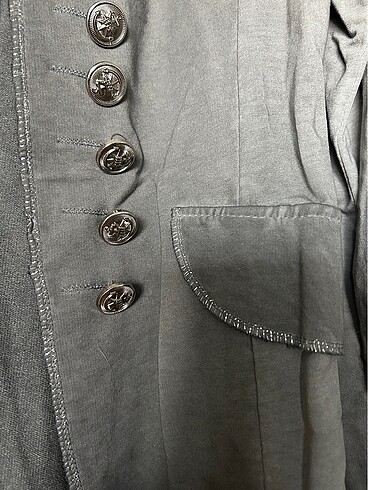AFRODİT metal düğmeli ceket - Görsel 7