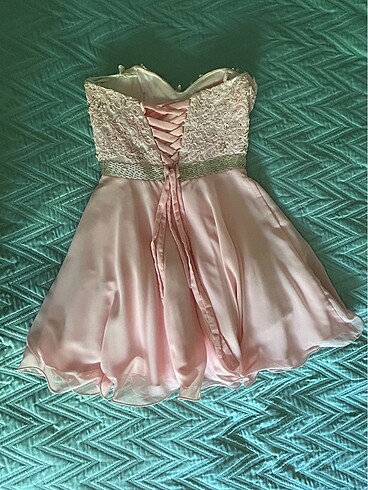 Mezuniyet elbisesi straples - Görsel 8