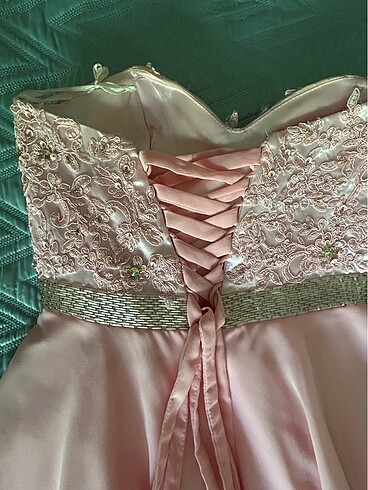 Mezuniyet elbisesi straples - Görsel 9