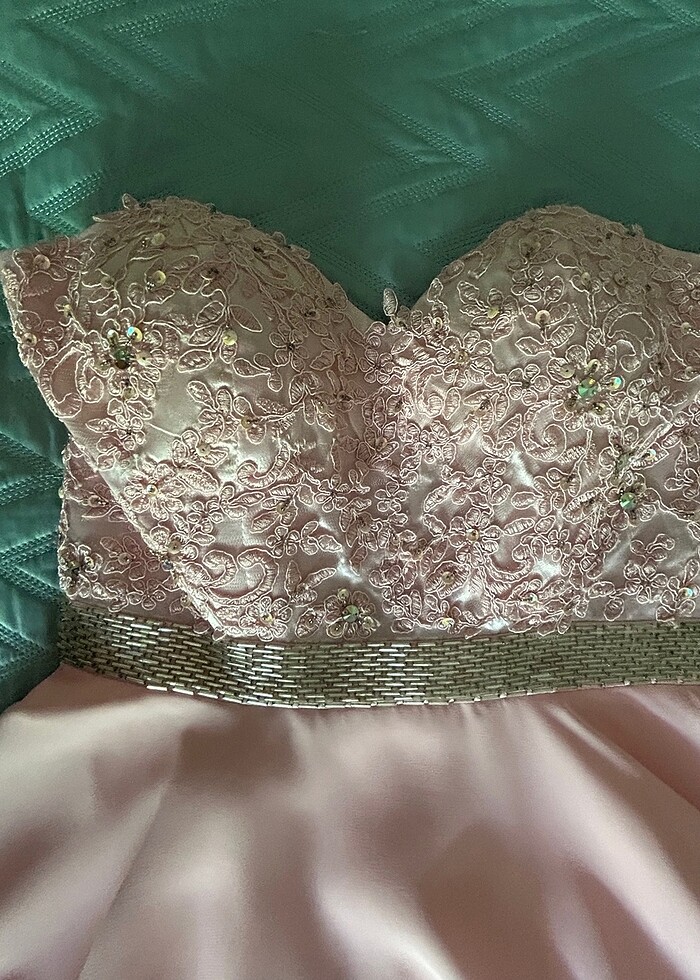 Mezuniyet elbisesi straples - Görsel 4