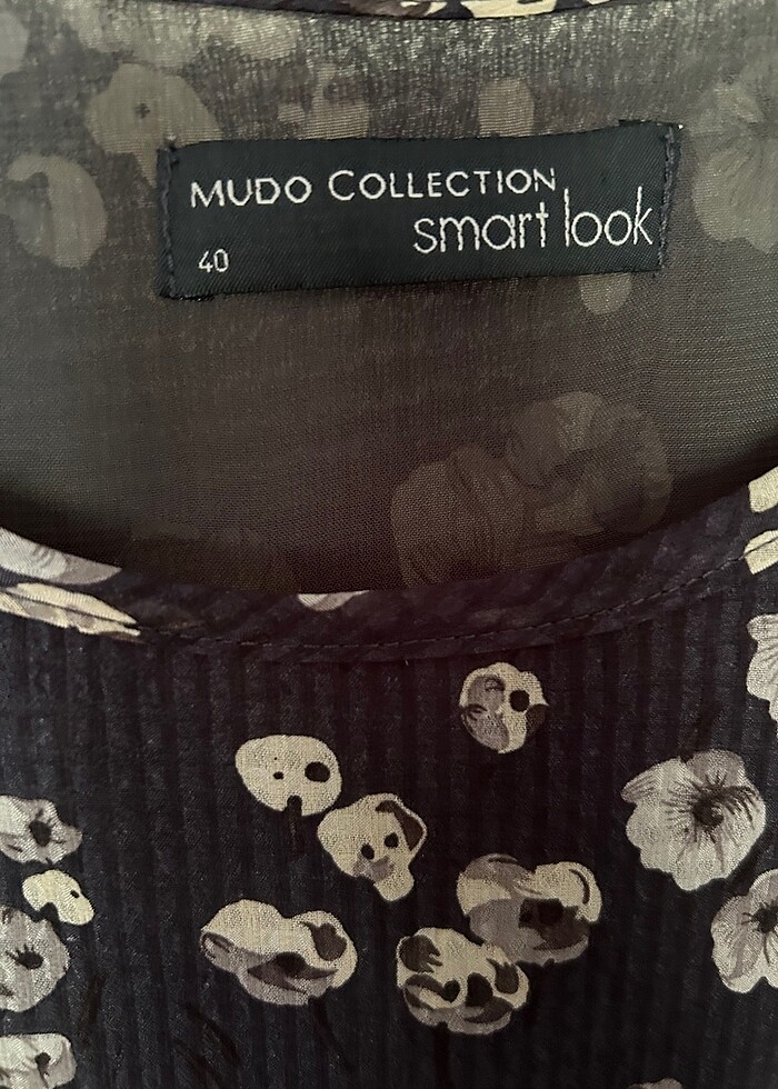 MUDO çiçek desenli elbise - Görsel 3