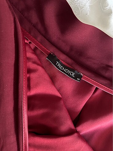 40 Beden TRENDYOL bordo etek