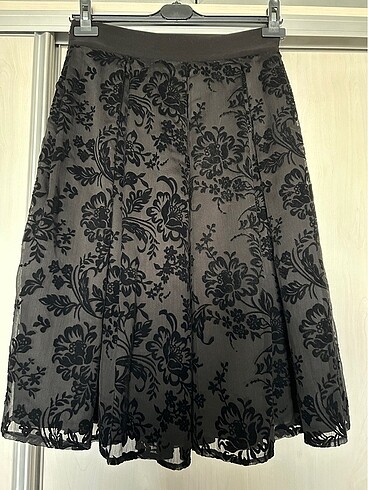 TRENDYOL siyah desenli etek - Görsel 5