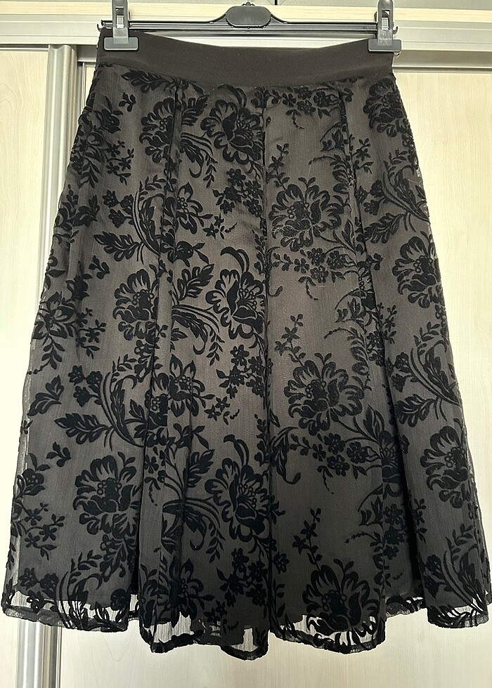 TRENDYOL siyah desenli etek - Görsel 5