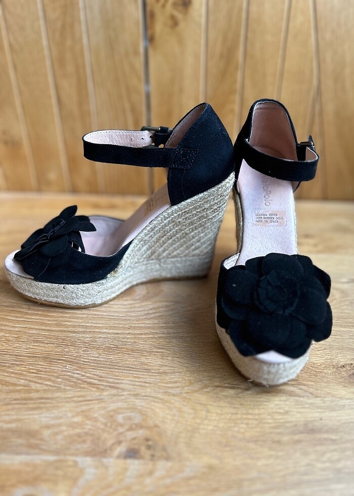 DANIELA POLO dolgu topuk yazlık ayakkabı - Görsel 3