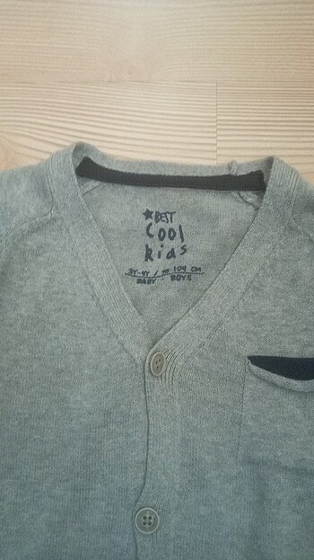 3 4 yaş erkek çocuk hırkası - Görsel 2