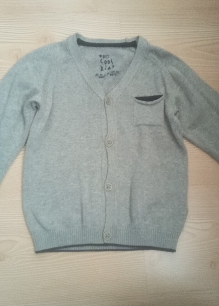 3 4 yaş erkek çocuk hırkası - Görsel 4