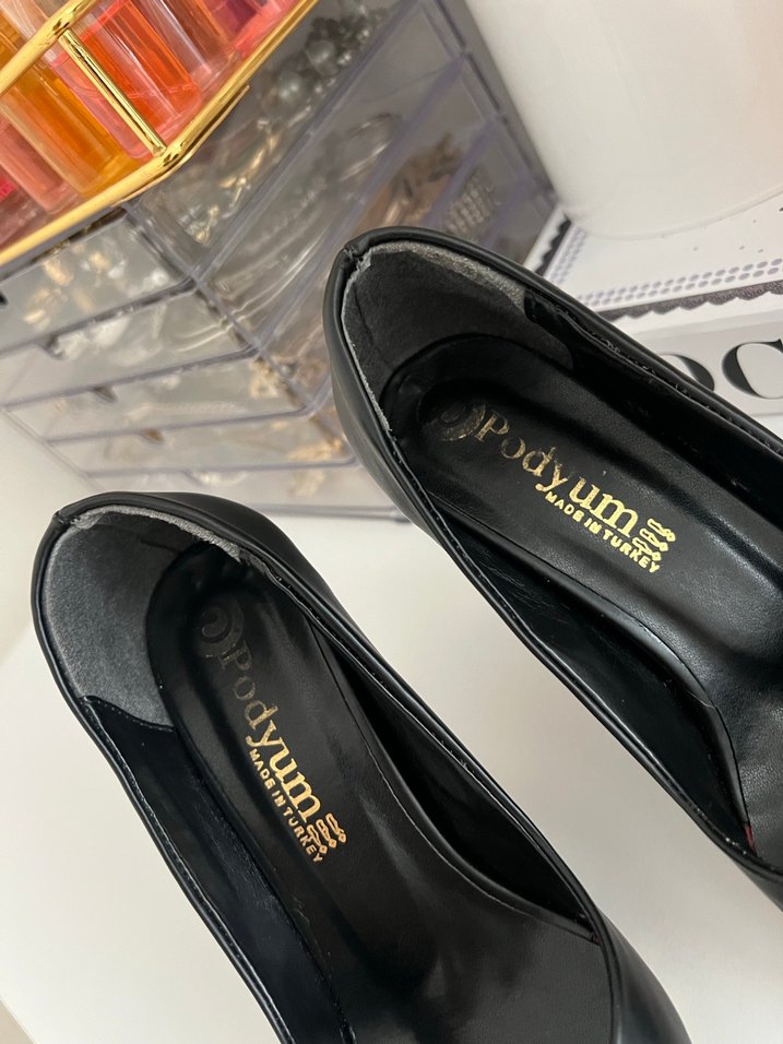 Siyah Stiletto Topuklu - Görsel 2