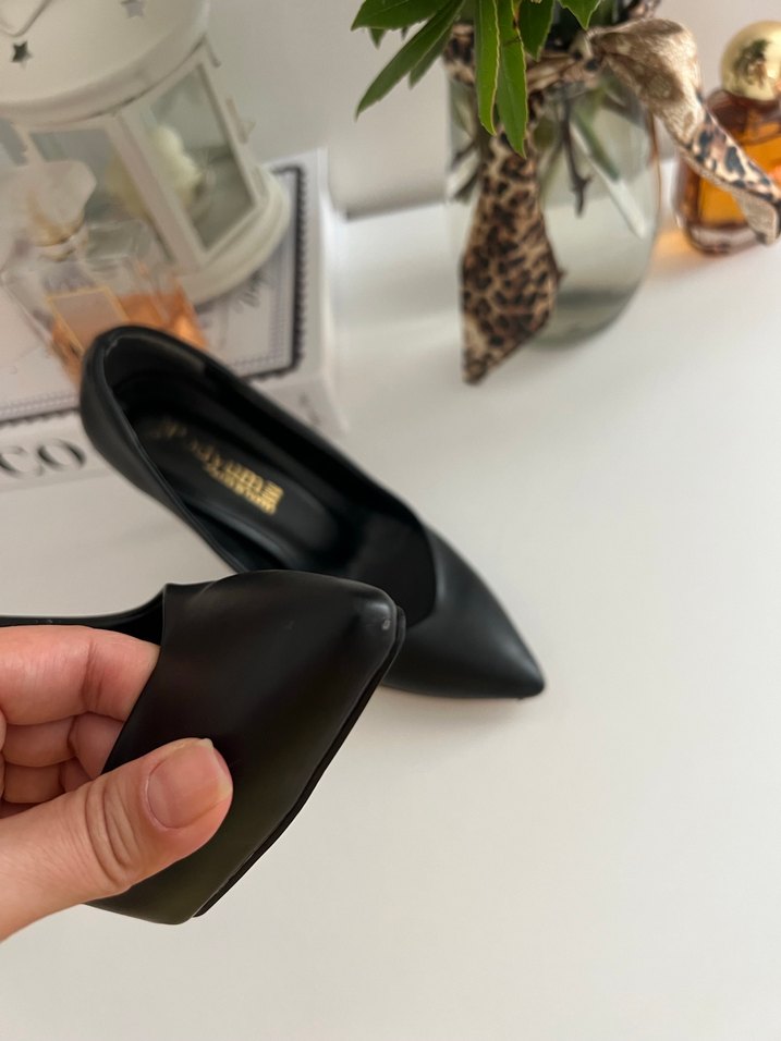 Siyah Stiletto Topuklu - Görsel 4