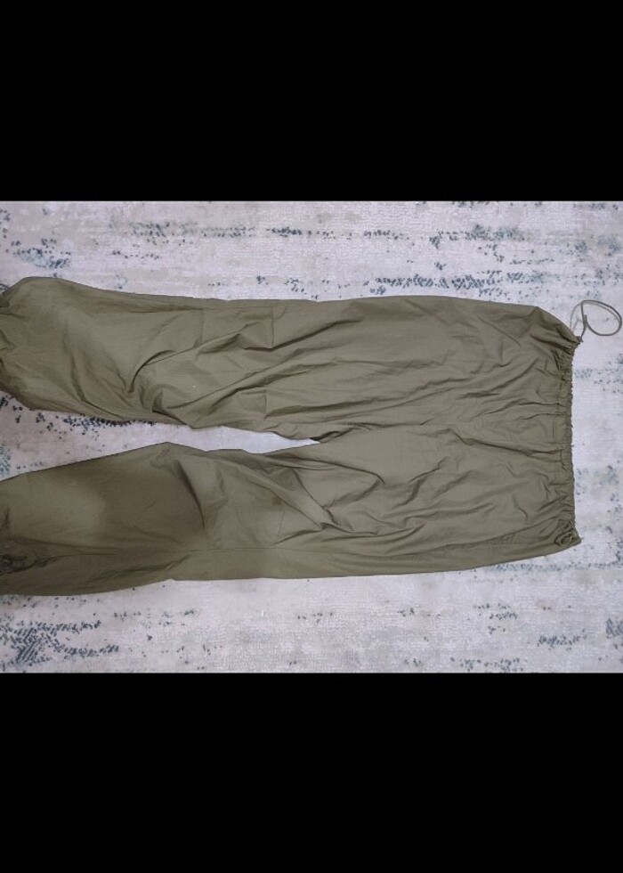 lcw haki paraşüt pantolon  - Görsel 5