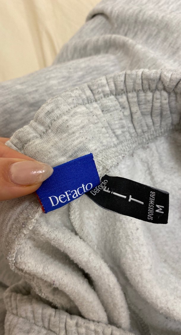 Gri Kadın Rahat Kesim Eşofman Altı - Görsel 4