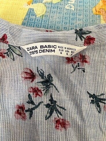 m Beden mavi Renk Zara gömlek