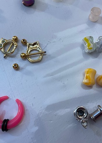 Kulak tünelleri ve nipple piercing - Görsel 5