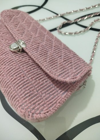 Diğer Pembe Canvas Çanta