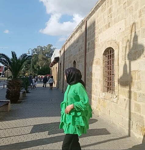 Katlı gömlek tunik