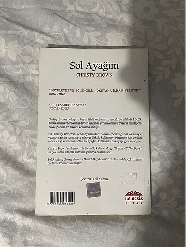  SOL AYAĞIM KİTABI