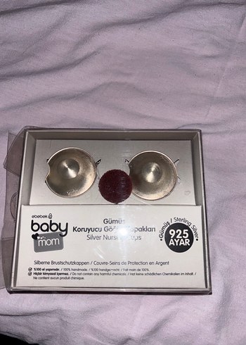 Gümüş kapak göğüs ucu koruyucu - Görsel 2