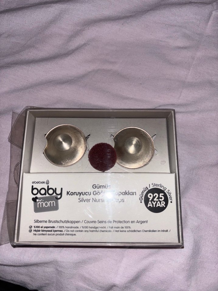 Gümüş kapak göğüs ucu koruyucu - Görsel 2