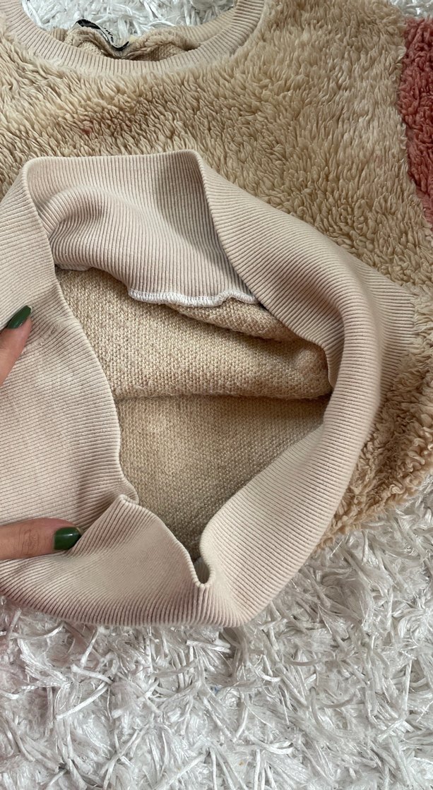 peluş pinterest kazak - Görsel 5