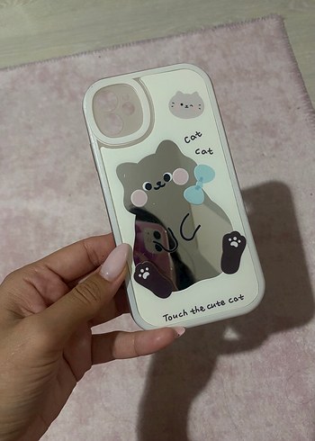 iPhone 11 kedili aynalı telefon kılıfı