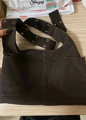 Pull&Bear Tokalı Shopper Çanta - Görsel 3