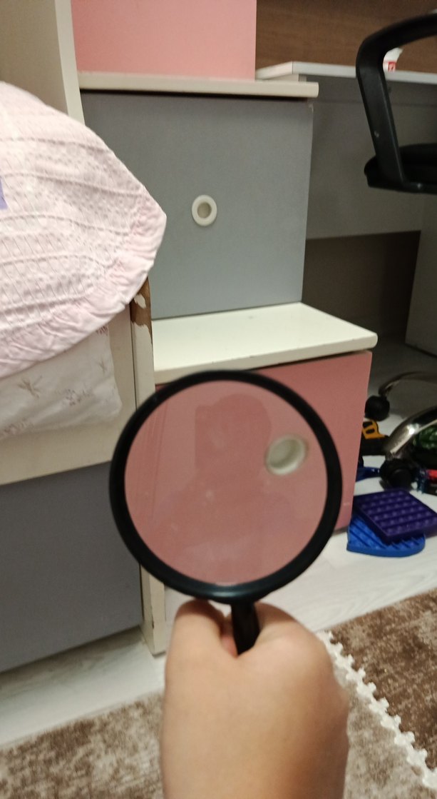 Siyah Saplı El Tipi Büyüteç - Görsel 2