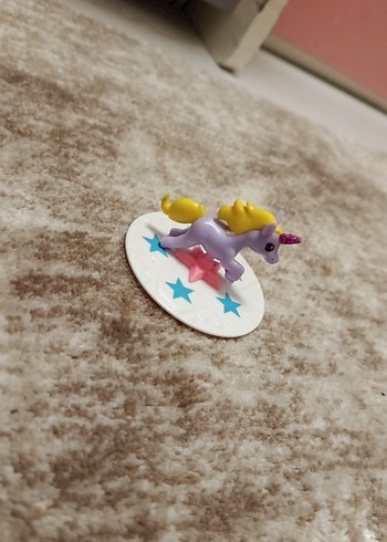 Mor Pastel Unicorn Figürü