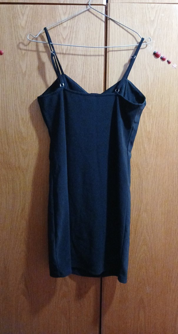 Siyah Mini Elbise - Görsel 4