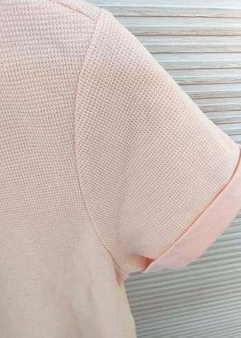 m Beden pembe Renk Pembe Mini Kısa Kollu Pamuklu Tişört
