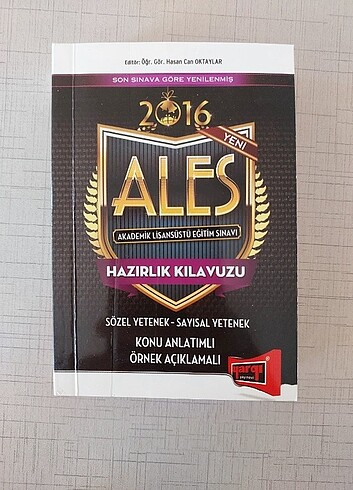 Ales cep boy hazırlık kitabı