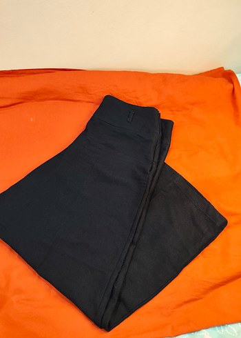 Drapeli Siyah Midi Hamile Eteği - Görsel 3