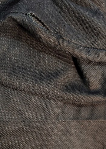 Drapeli Siyah Midi Hamile Eteği - Görsel 4