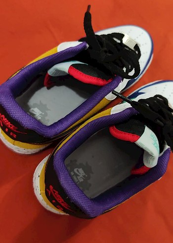 Renkli Bağcıklı Kadın Spor Ayakkabı - Görsel 4